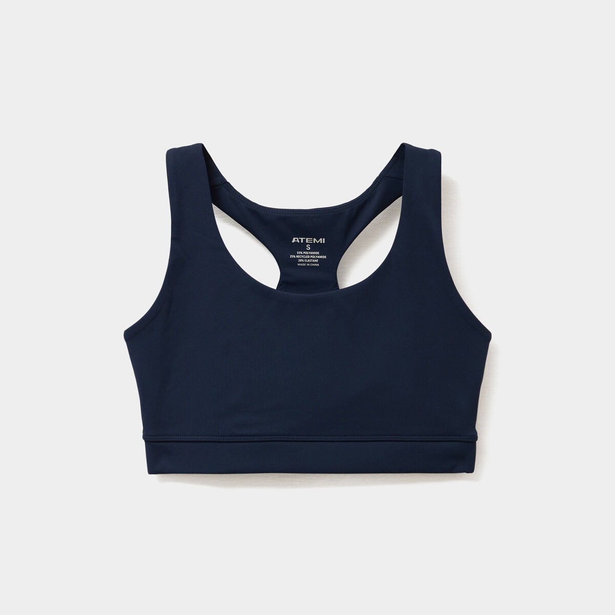 Brassi&egrave;re de sport dos nageur bleu marine femme