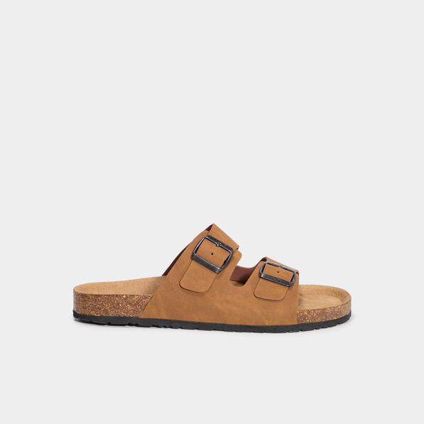 mules avec boucles marron clair homme Mules avec boucles marron clair homme