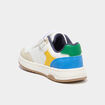 Tennis basses &agrave; scratchs bout renforc&eacute; multicolore gar&ccedil;on