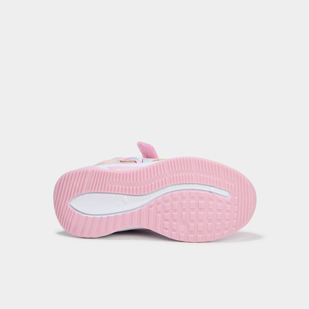 Baskets running semelles lumineuses rose fille