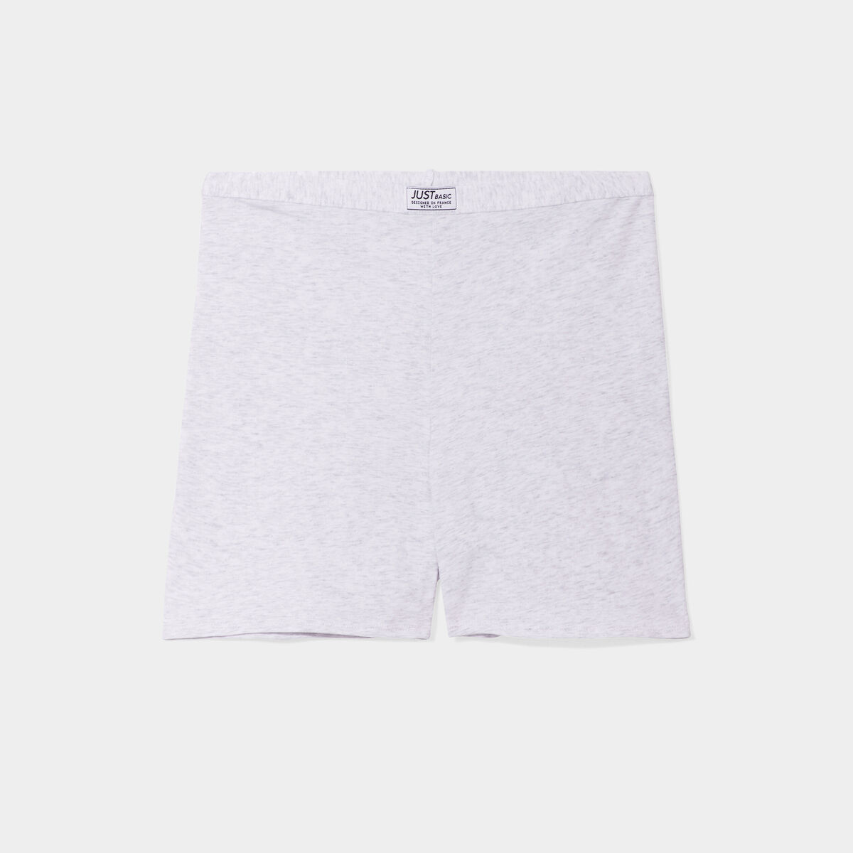 Cycliste en coton gris clair femme
