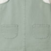 Ensemble 3 pièces coton vert kaki bébé fille
