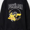 Sweat zippé à capuche Pokémon Pikachu noir garçon