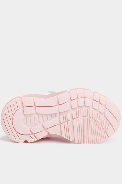Baskets lumineuses Pat Patrouille rose fille