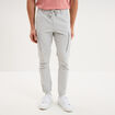 Pantalon cargo slim gris clair homme