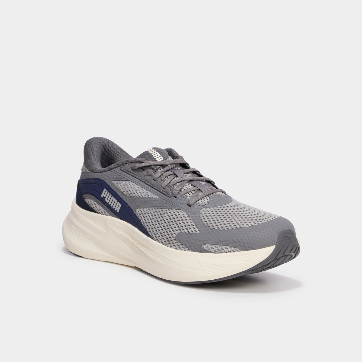 Baskets running &agrave; lacets Puma Maxstride gris homme
