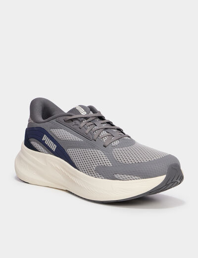 Baskets running &agrave; lacets Puma Maxstride gris homme
