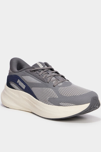 Baskets running &agrave; lacets Puma Maxstride gris homme