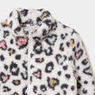 Veste zippée effet polaire multicolore fille