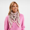 Foulard rose femme
