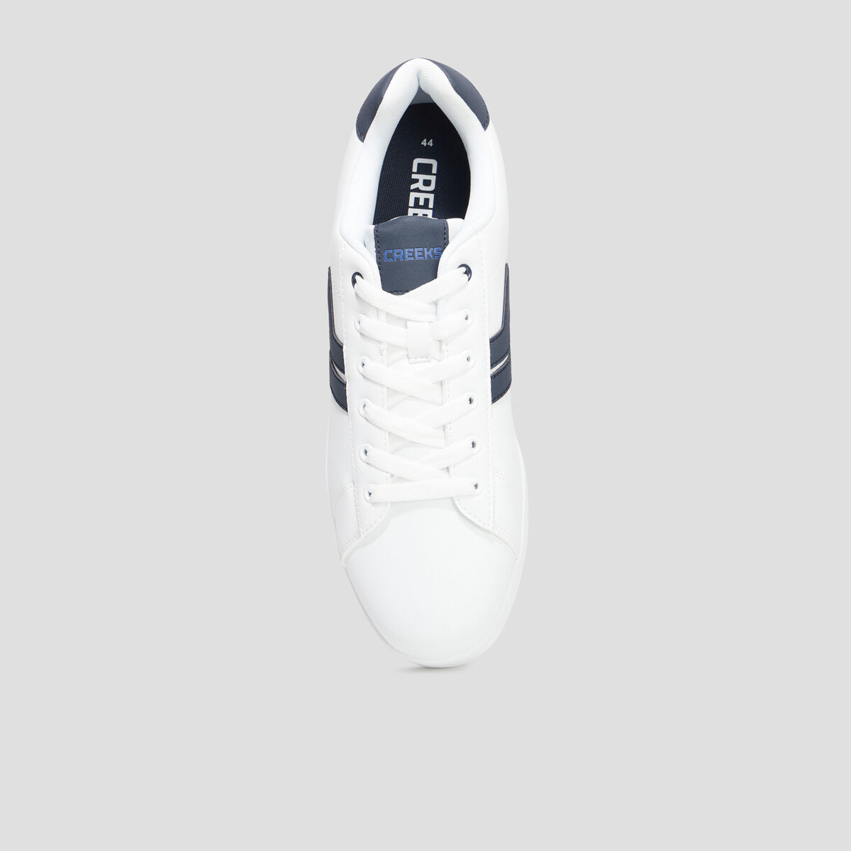 Tennis basses à lacets blanc homme