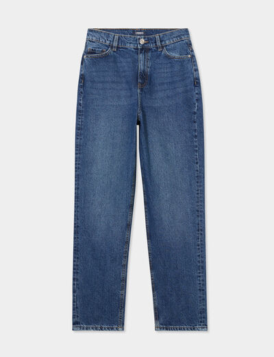 Jeans mom 7/8ème taille haute Creeks denim stone femme
