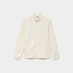 Veste polaire zipp&eacute; manches longues blanc femme