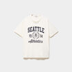 T-shirt oversize manches courtes coton blanc femme