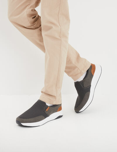 Loafers semelle épaisse gris homme