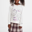 T-shirt Gabby et la Maison magique coton ivoire fille