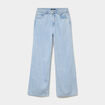 Jeans extra wide leg taille haute denim triple stone femme