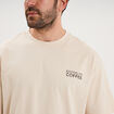 T-shirt relax manches courtes coton ecru homme