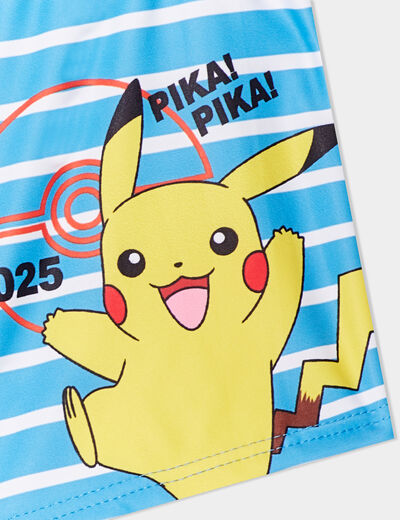 Boxer de bain Pokémon Pikachu bleu garçon