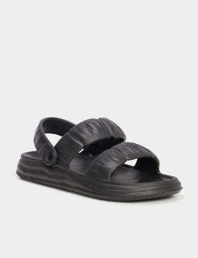 Sandales brides ajustables Wamea Beach noir femme