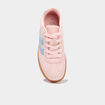 Baskets basses &agrave; lacets rose fille