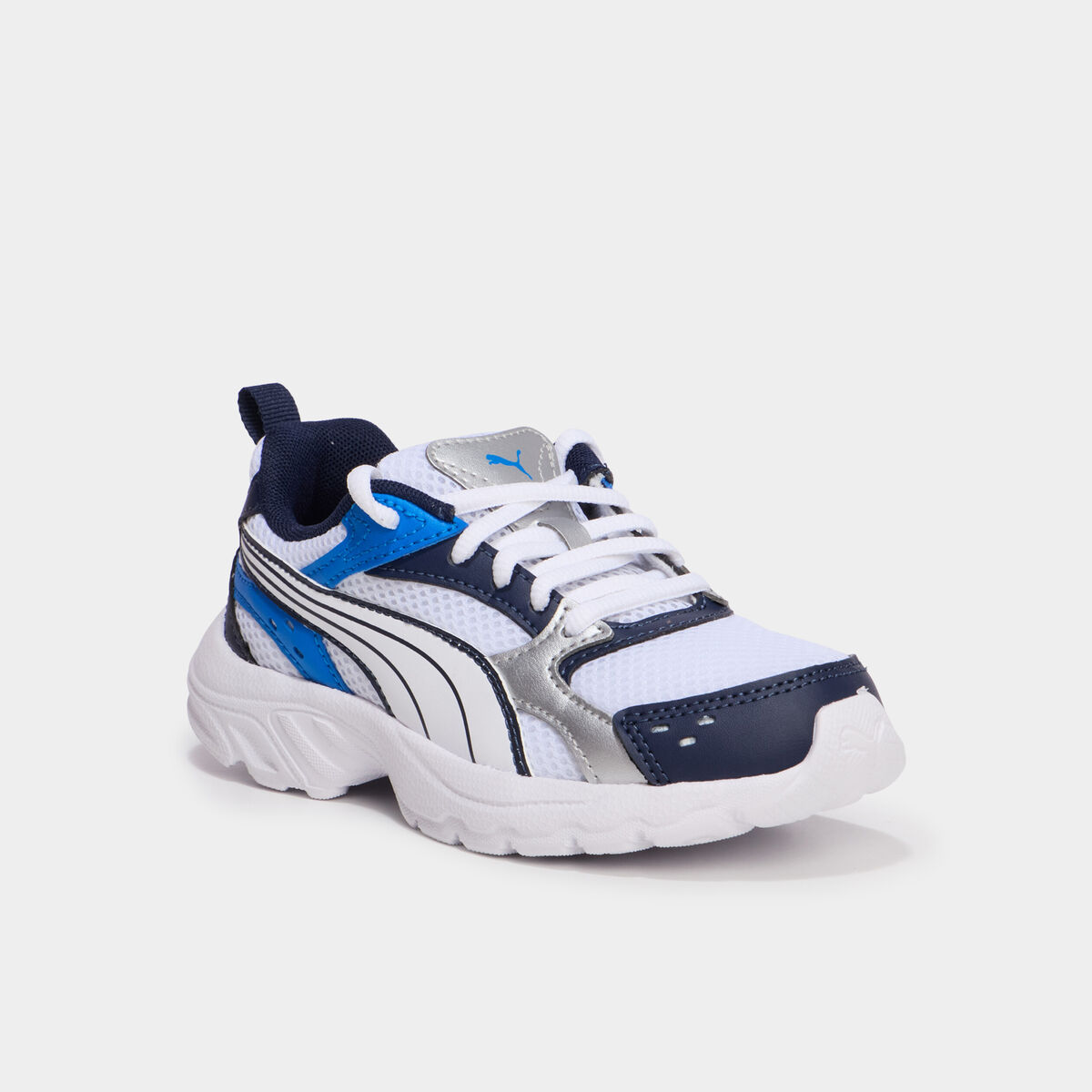 Baskets running &agrave; lacets Puma bleu electrique gar&ccedil;on