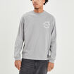 T-shirt manches longues gris clair homme