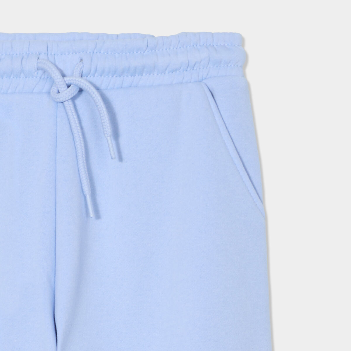 Pantalon de jogging droit bleu clair fille