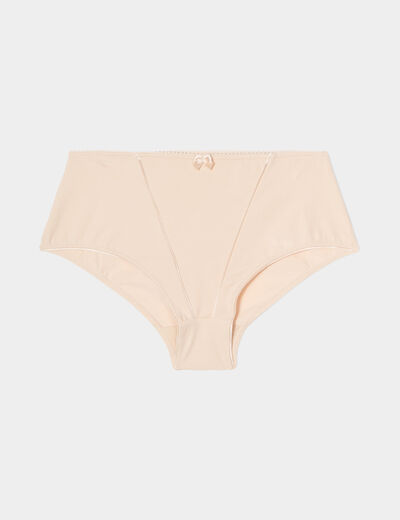 Culotte effet gainant microfibre beige femme