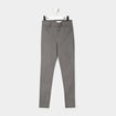 Pantalon tregging ajustable en coton gris foncé fille