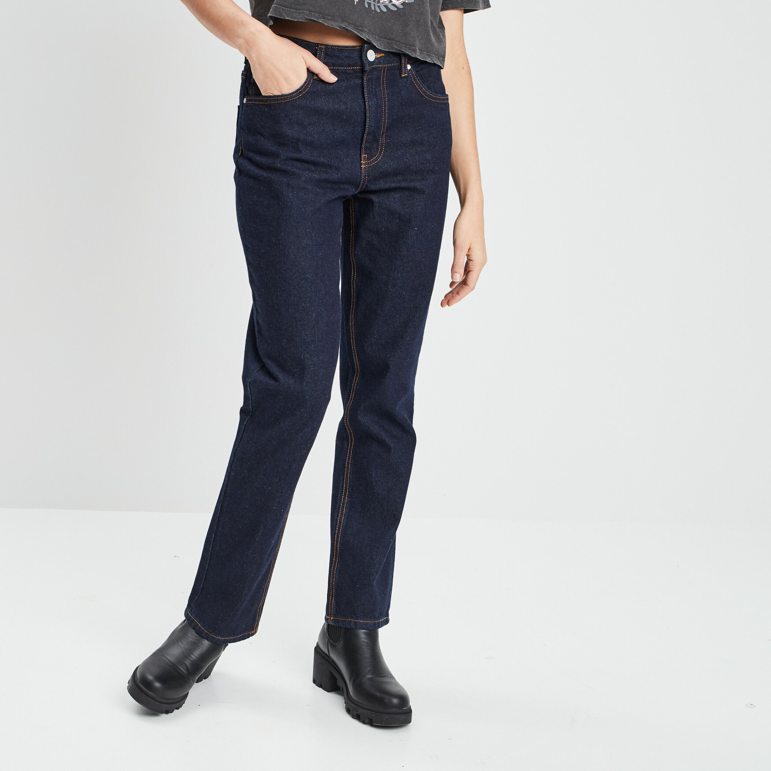 Jeans femme pas cher taille haute cheap