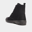 Baskets montantes en toile Trappeur noir femme