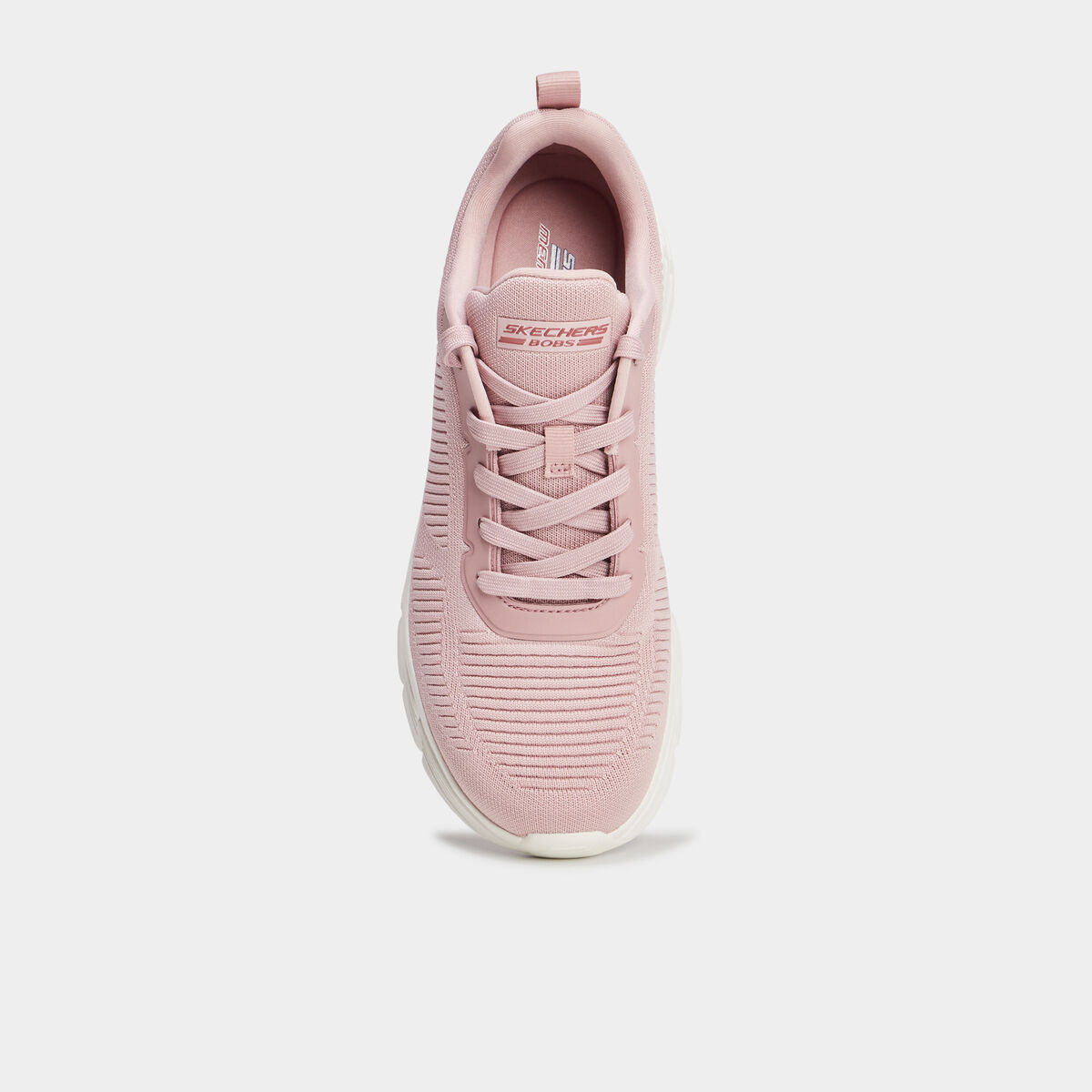 Baskets running Skechers Bobs Flex rose poudrée femme