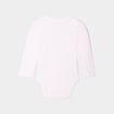 Lot 5 bodies US coton manches longues gris clair bébé