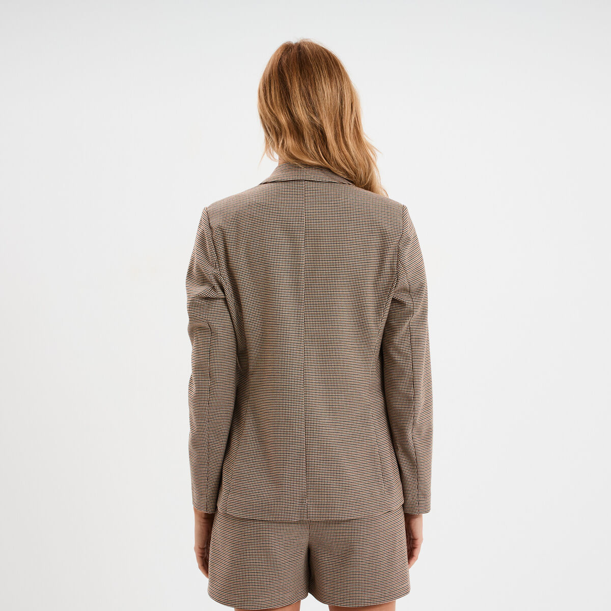 Veste blazer 2 poches marron femme