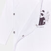 Ensemble body pantalon bonnet blanc bébé garçon