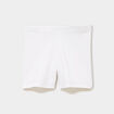 Short cycliste coton majoritaire blanc femme