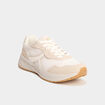 Baskets running de sport &agrave; lacets sable homme