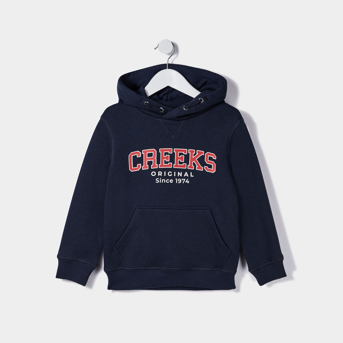 Sweat à capuche hoodie Creeks bleu marine garçon