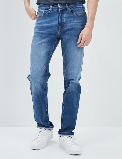Jeans regular stretch denim double stone homme
