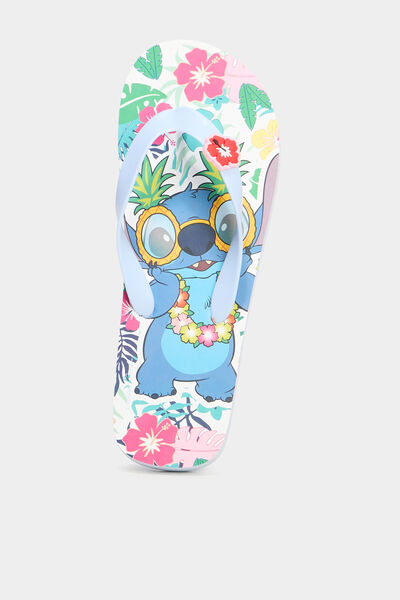 Tongs de plage Stitch multicolore femme
