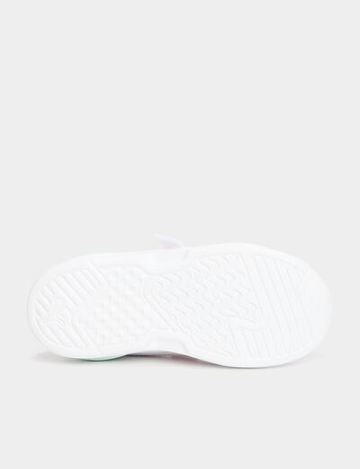 Baskets running &agrave; scratchs Puma XRAY vert pastel fille