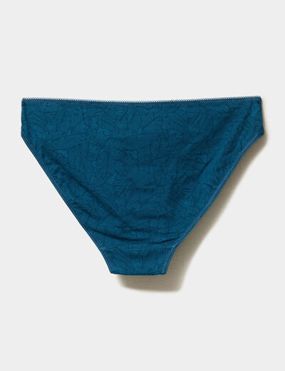 Lot 3 culottes coton bleu canard femme