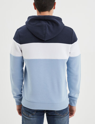 Sweat à capuche hoodie Creeks bleu ciel homme