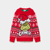 Pull No&euml;l manches longues Grinch rouge gar&ccedil;on