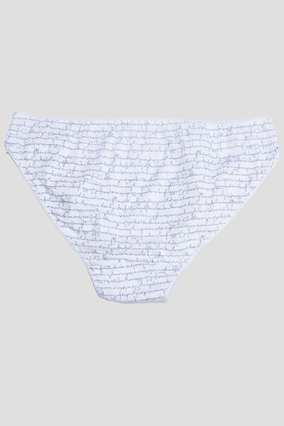 Lot 4 culottes en coton bleu femme