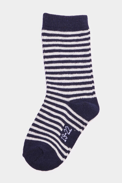 Lot 5 paires chaussettes coton multicolore b&eacute;b&eacute; gar&ccedil;on