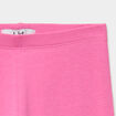 Short cycliste coton taille &eacute;lastiqu&eacute;e rose fushia fille