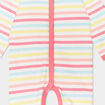 Dors-bien boutonné manches longues coton blanc bébé fille