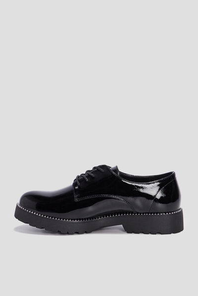 Derbies vernies Liberto noir femme